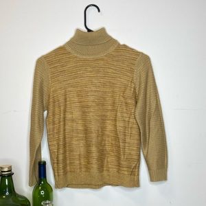 Warm mustard color turtle neck